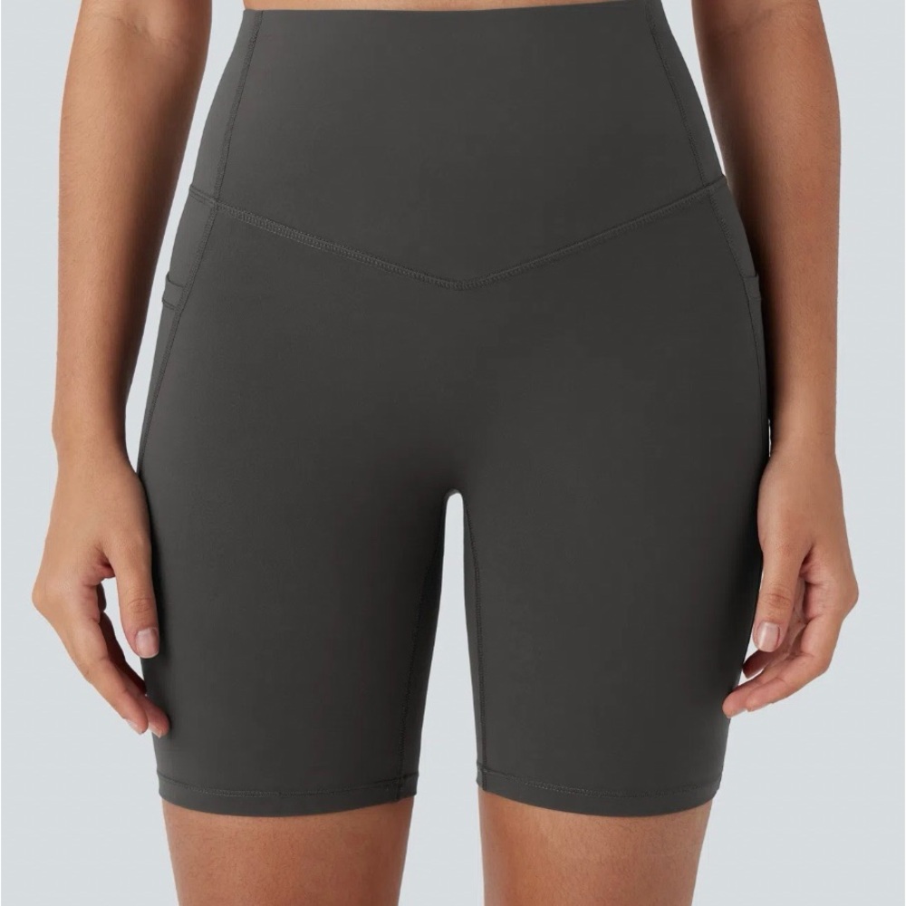 HALARA Ultrasculpt High Waisted Butt Lifting Tummy Control Biker Shorts